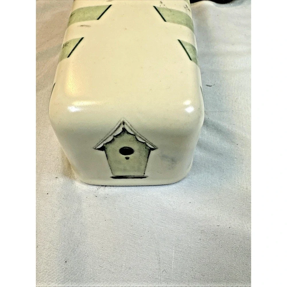 Pfaltzgraff Naturewood 1/4 Lb Covered Butter Dish 6 1/8